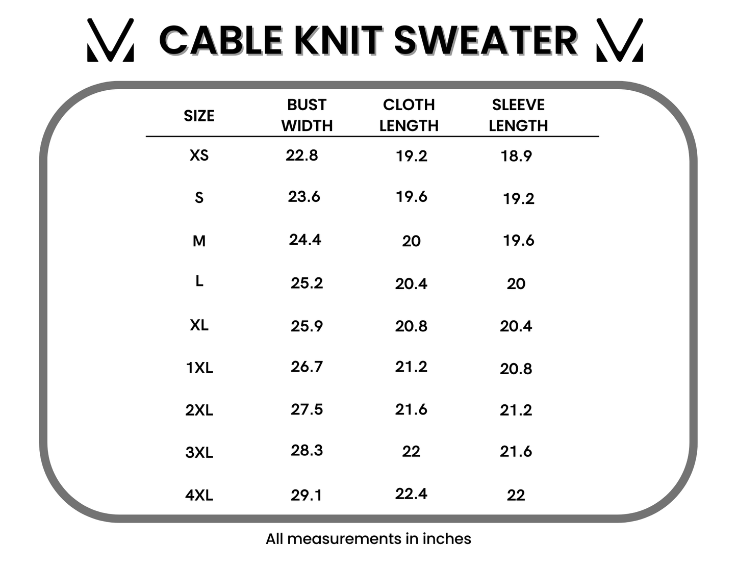 IN STOCK Cable Knit Sweater - Ivory