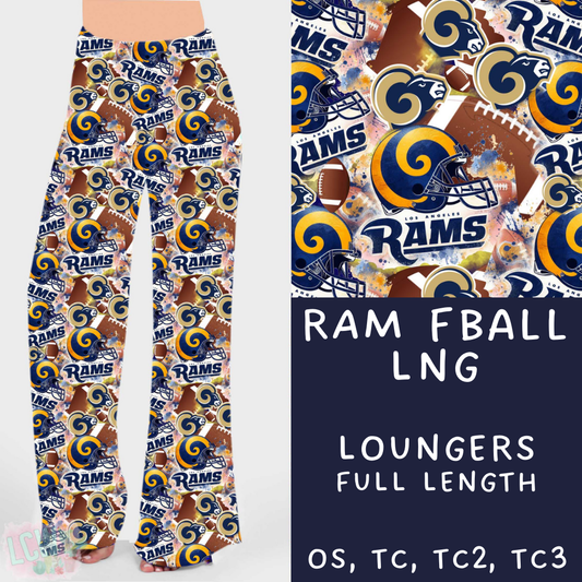 Batch #136 - Kickoff Collection - Closes 6/24 - ETA mid August - Ram Fball Loungers