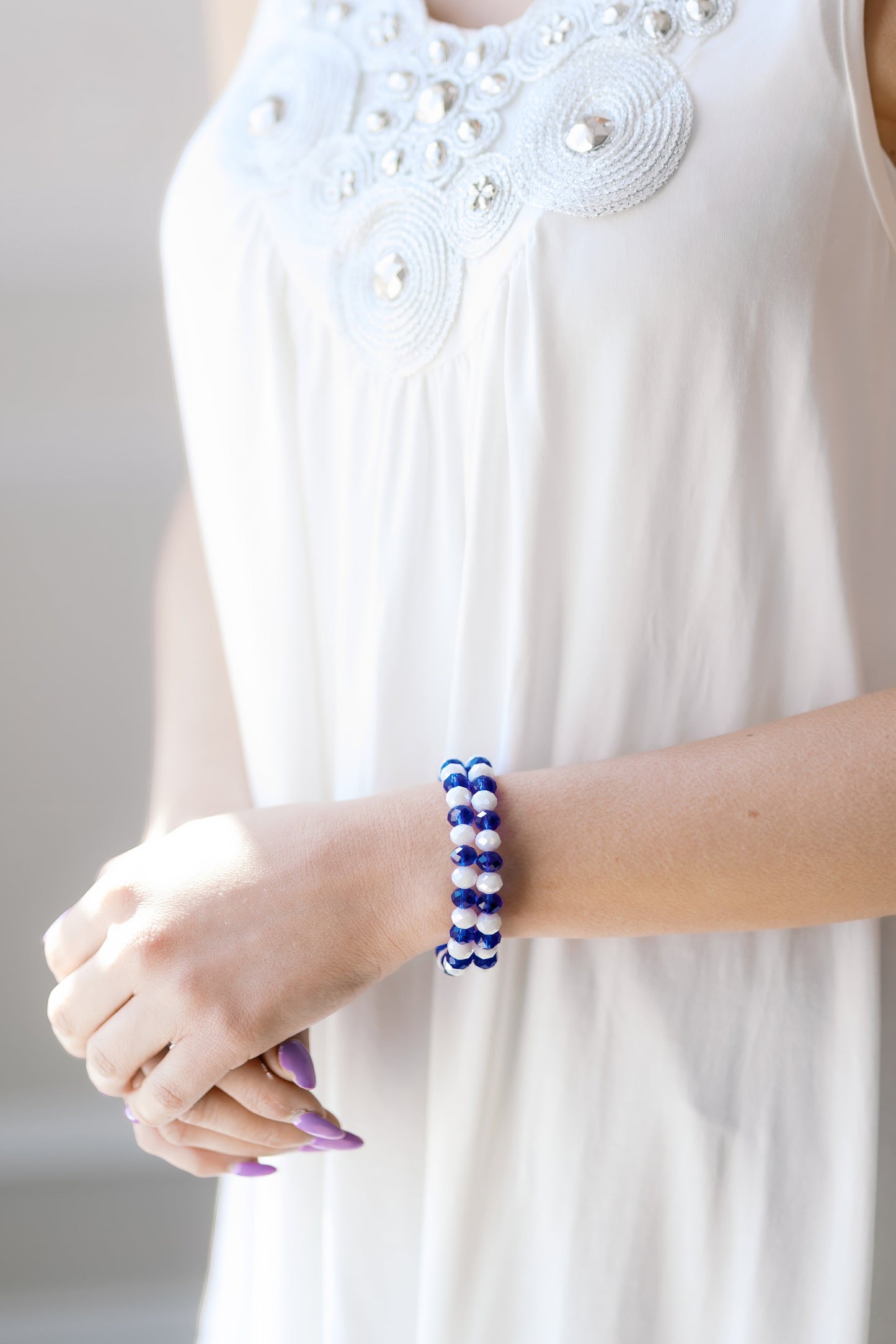 Blue Horizon Crystal Bracelet