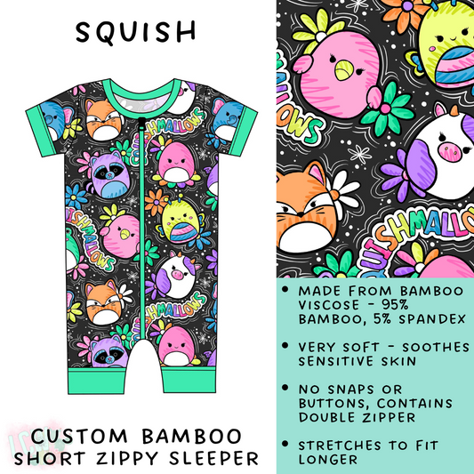 Batch #138 - Little Dreamers - Closes 6/25 - ETA mid August - Squish Short Zippy Sleeper