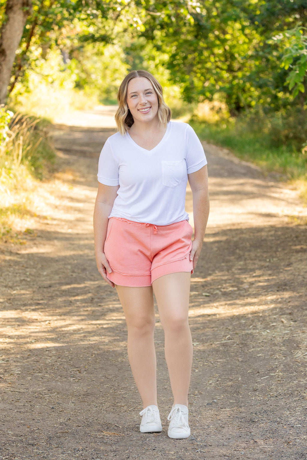 IN STOCK French Terry Stevie Shorts - Desert Flower