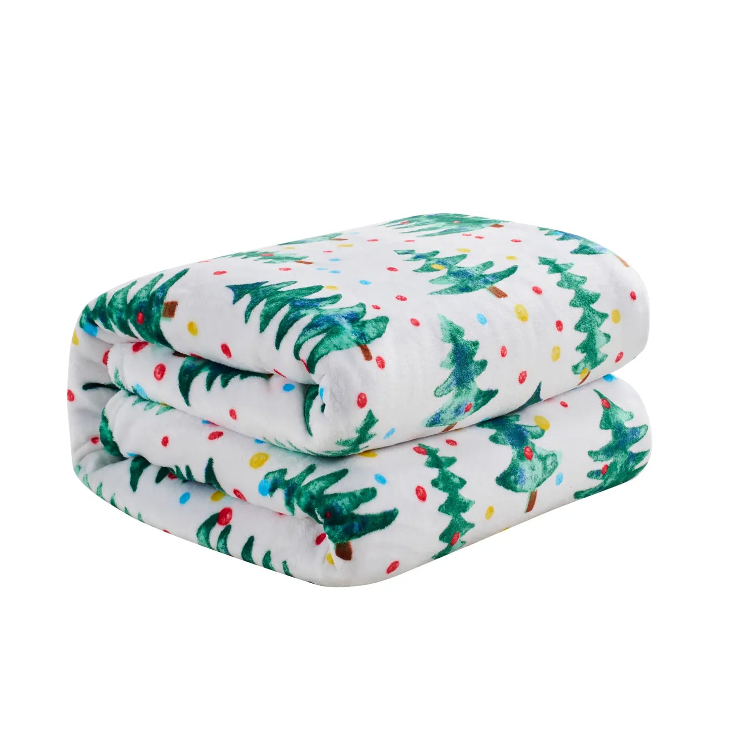 Christmas Flannel Fleece Plush Throw Blanket - 6 Designs