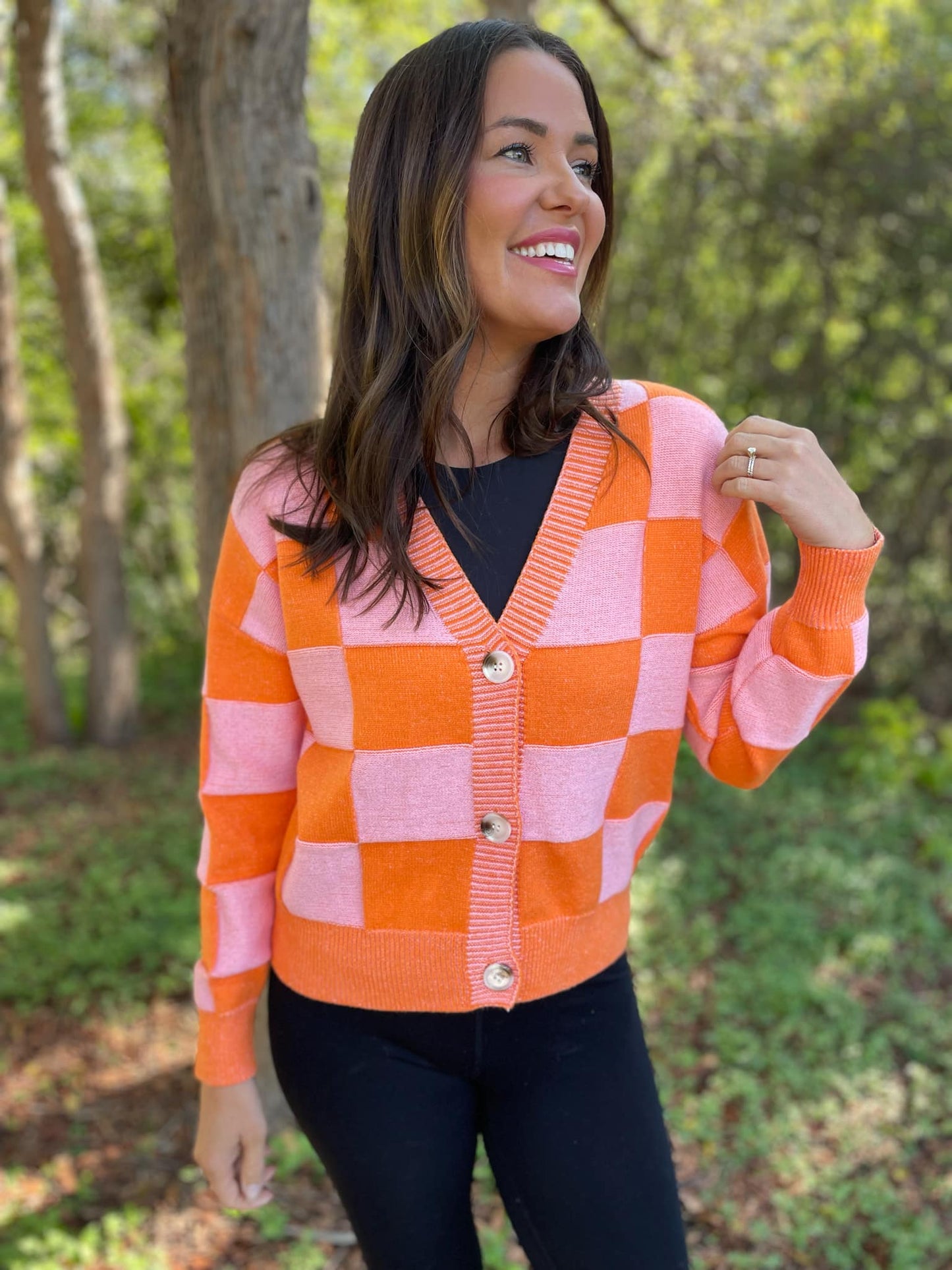 PREORDER: All My Life Checkered Cardigan in Three Colors