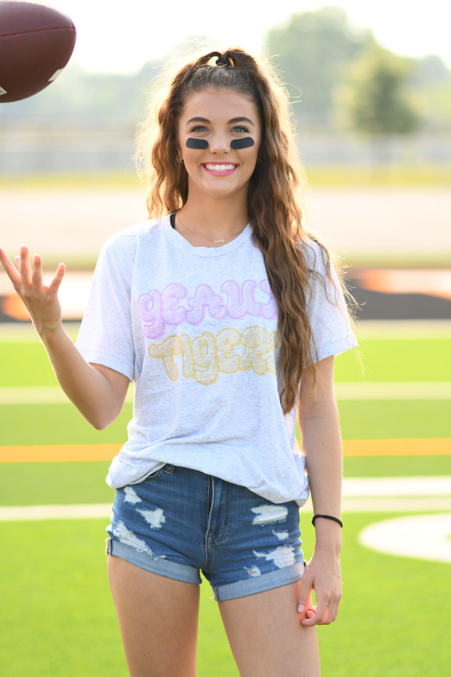 Geaux Tigers Neon Tee