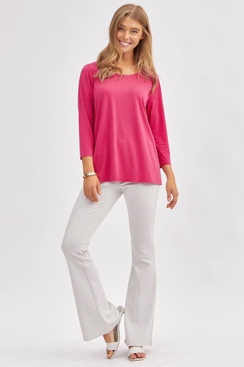 Dear Scarlett Signature Classic Round Neck Top