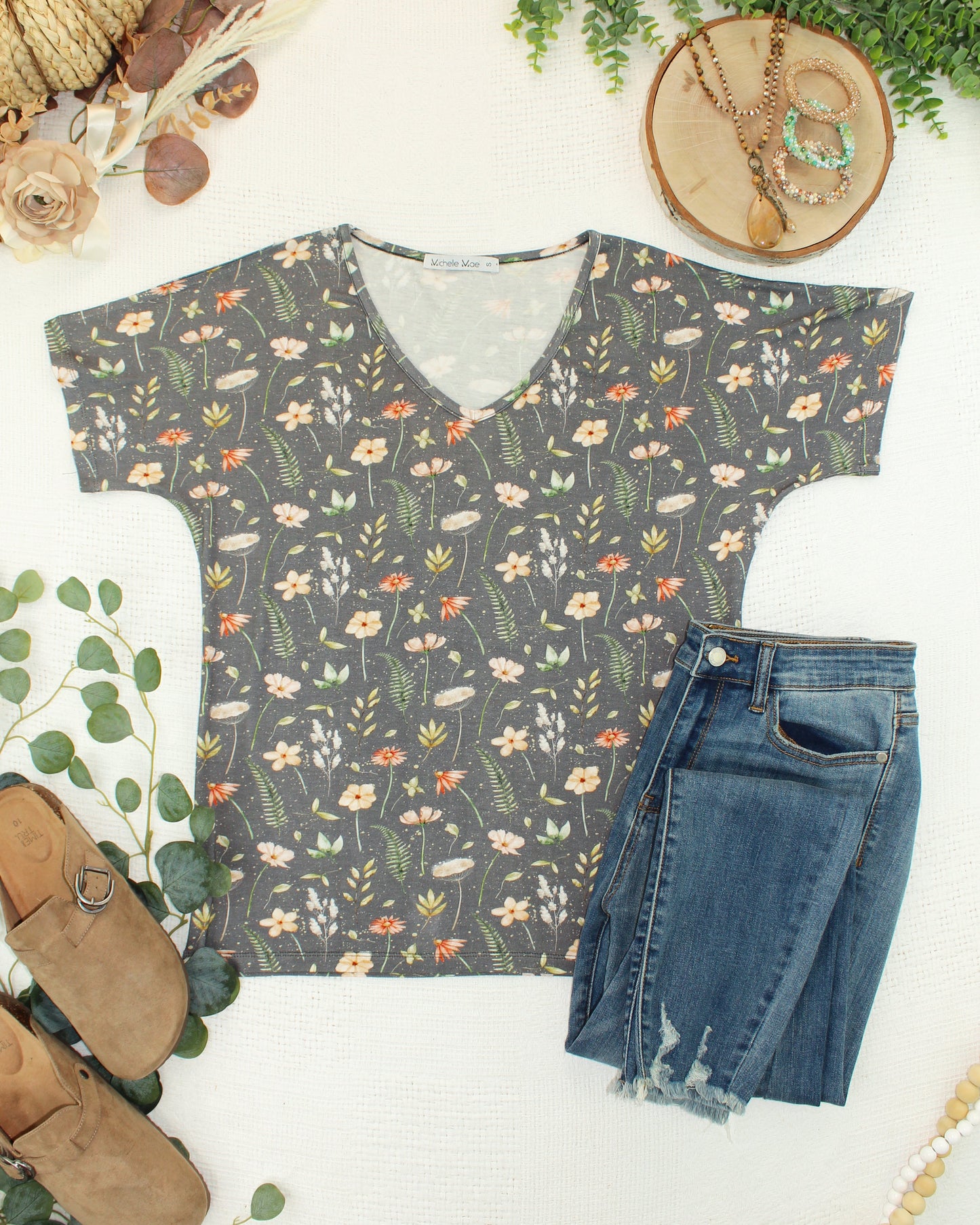 IN STOCK Chloe Cozy Top - Wildflower Meadow
