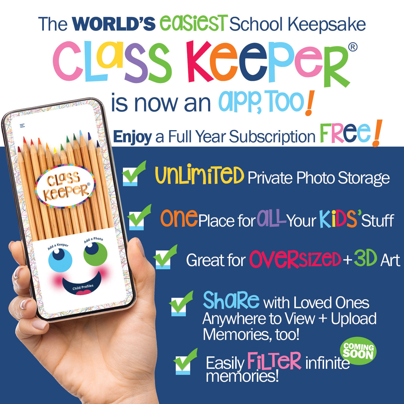 Class Keeper® Easiest School Days Memory Book | (2) Styles