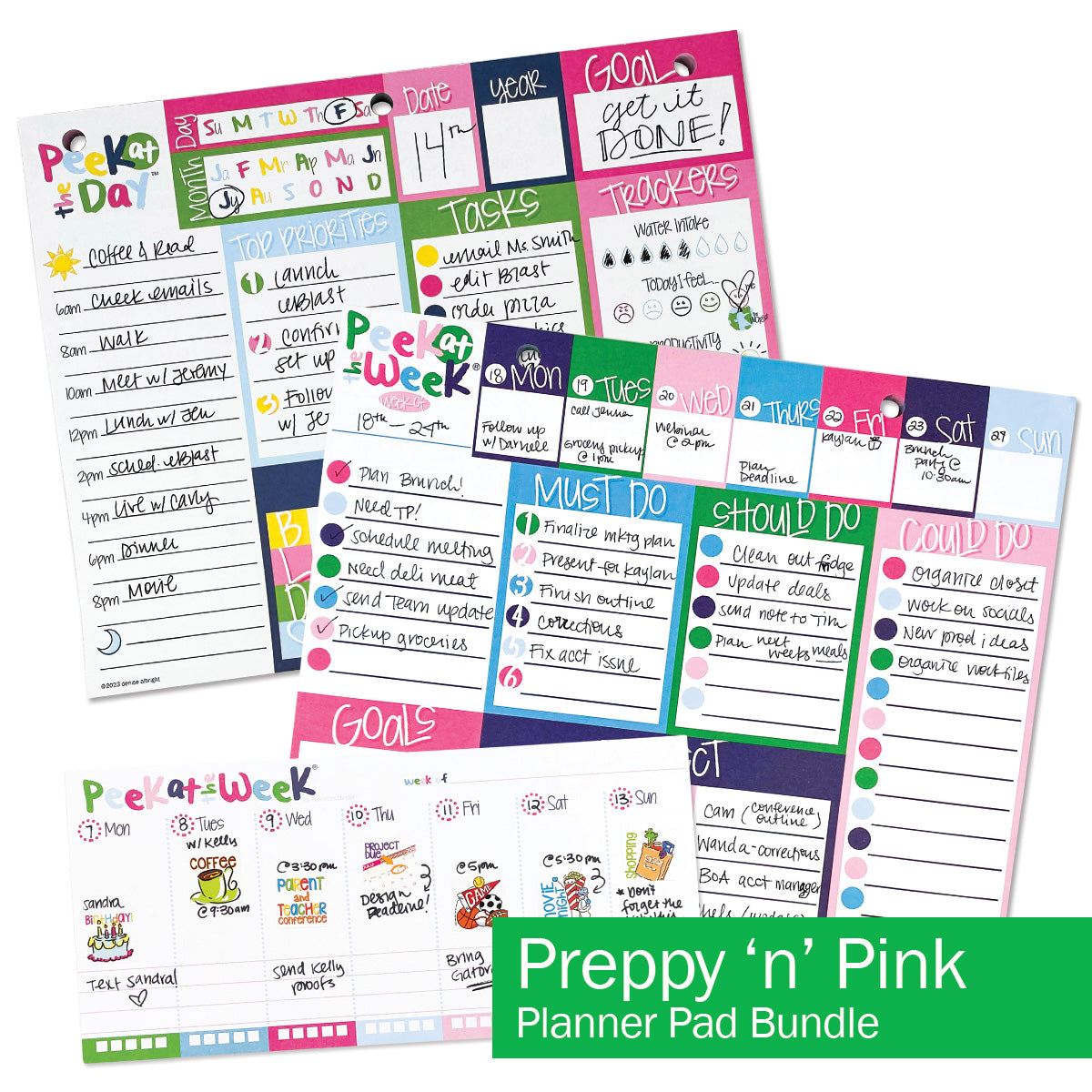 NEW! Plan Your Way Bundle | Daily & Weekly Planner Pads