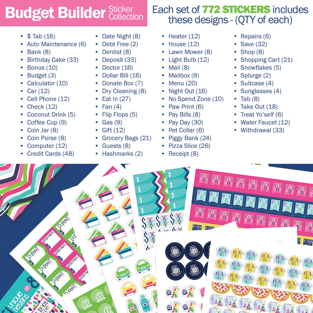 NEW! Budgeting Bundle | Budget Binder™ Planner + Accessories