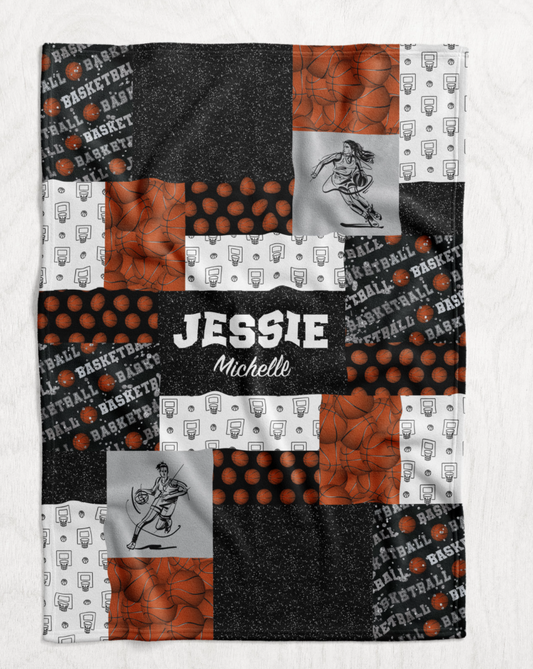 Personalized Basketball Blankets