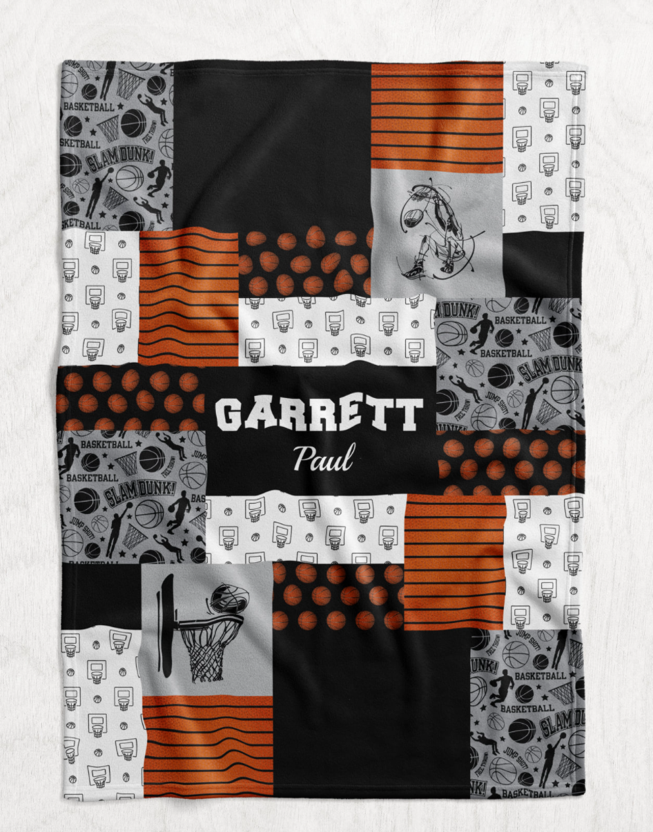 Personalized Basketball Blankets