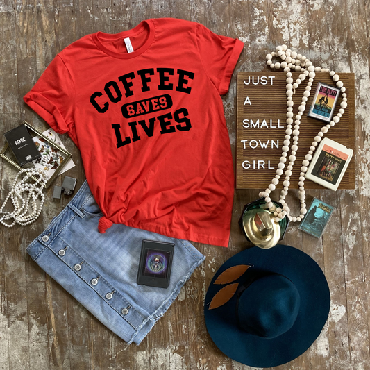 Coffee Saves Lives Graphic Tee