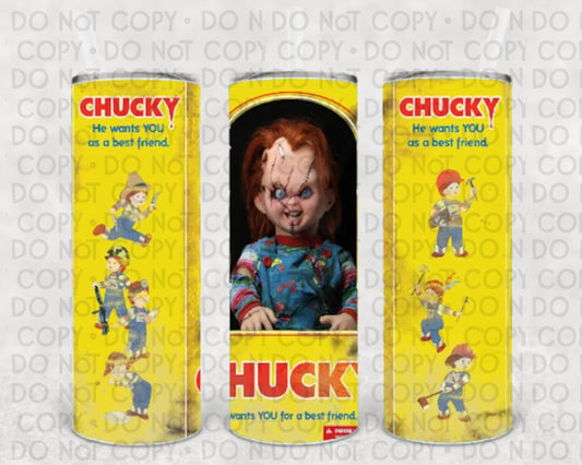 Chucky 20 Oz Skinny Tumbler