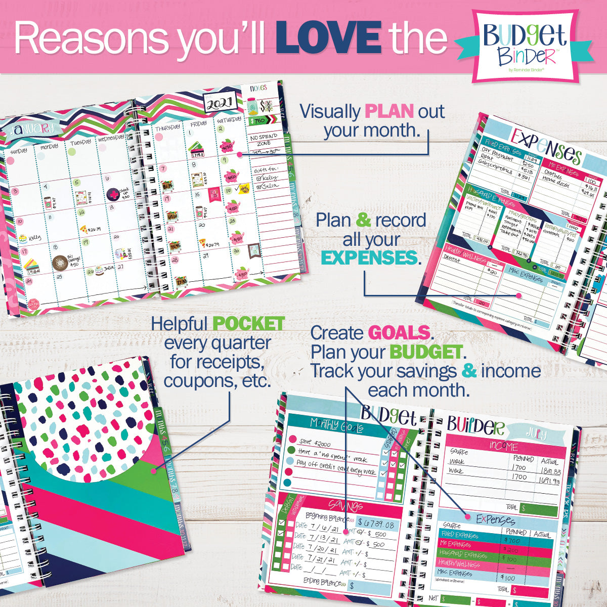 NEW! Budgeting Bundle | Budget Binder™ Planner + Accessories